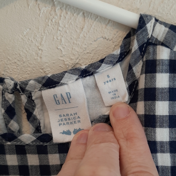 Sarah Jessica Parker Gap Gingham Dress 5T - Picture 2 of 8